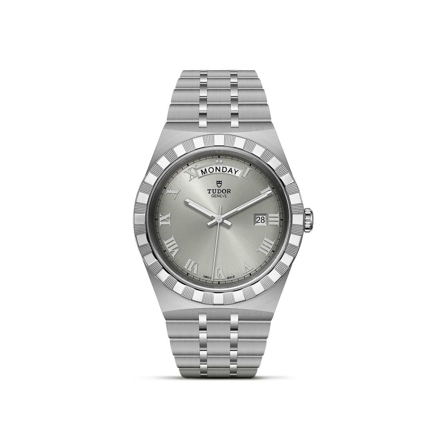 Montres Homme TUDOR | Montre Tudor Royal Bo Tier En Acier 41 Mm, Cadran Argent