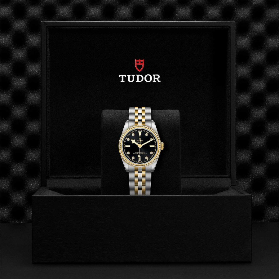 Montres Femme TUDOR | Montre Tudor Black Bay 31 S&G Bo Tier En Acier 31 Mm, Bracelet En Acier Et Or Jaune