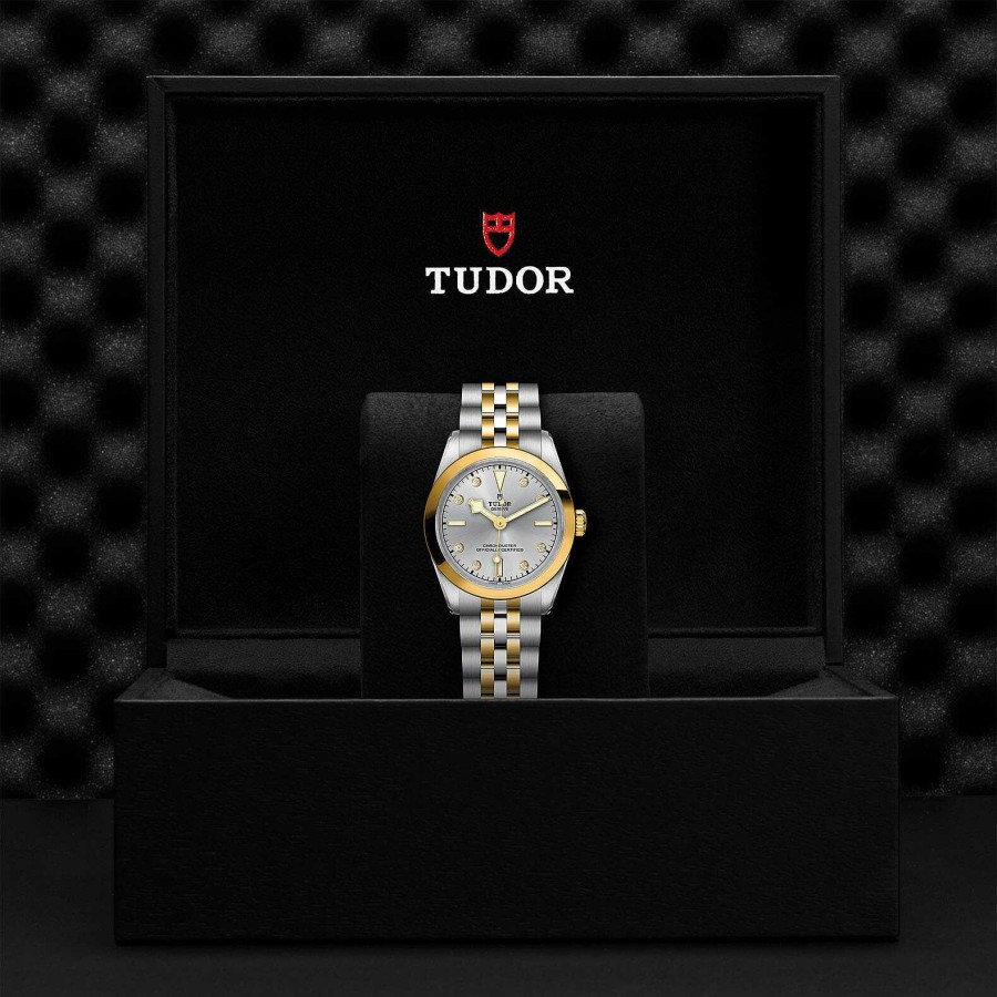 Montres Femme TUDOR | Montre Tudor Black Bay 31 S&G Bo Tier En Acier 31 Mm, Bracelet En Acier Et Or Jaune