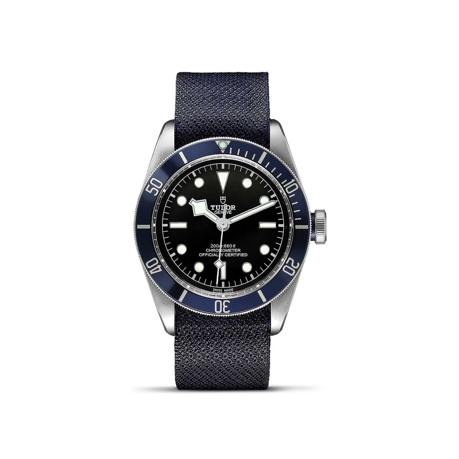 Montres Homme TUDOR | Montre Tudor Black Bay Bo Tier En Acier 41 Mm, Bracelet En Tissu Bleu