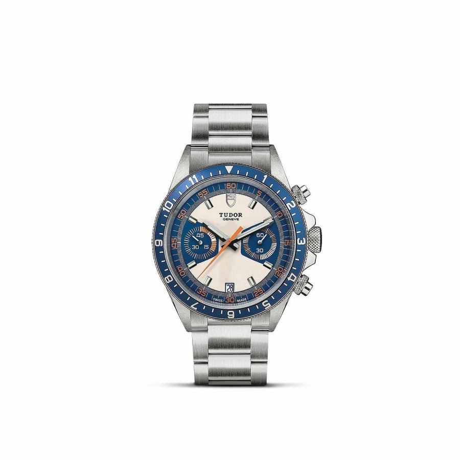 Montres Homme TUDOR | Montre Tudor Heritage Chrono Blue Cadran Opalin Et Bleu, Bracelet En Acier