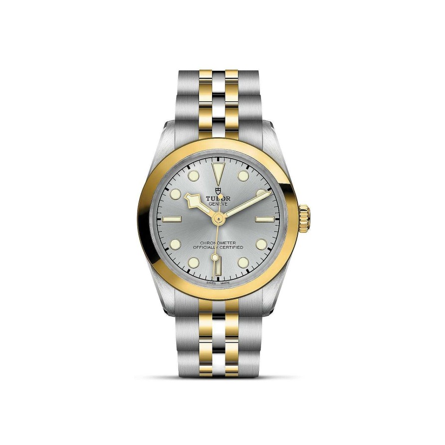 Montres Femme TUDOR | Montre Tudor Black Bay 31 S&G Bo Tier En Acier 31 Mm, Bracelet En Acier Et Or Jaune