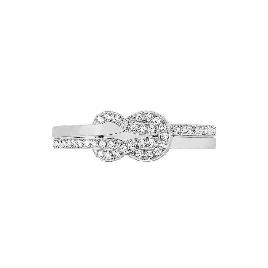 Bagues FRED | Bague Fred Chance Infinie En Or Blanc Et Diamants