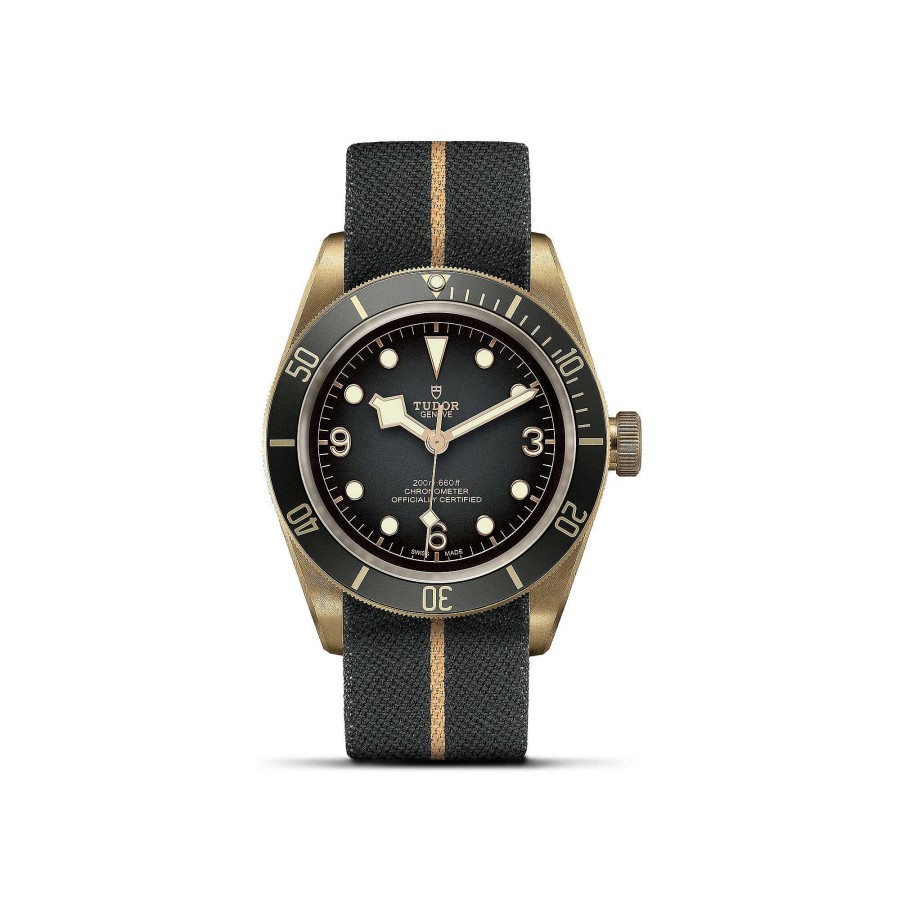 Montres Homme TUDOR | Montre Tudor Black Bay Bronze Bo Tier En Bronze 43 Mm, Bracelet En Tissu