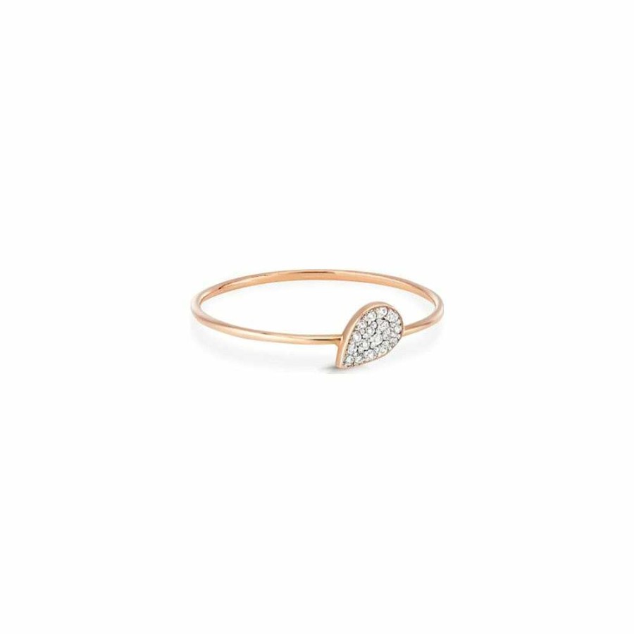 Bagues Ginette NY | Bague Ginette Ny Bliss En Or Rose Et Diamants