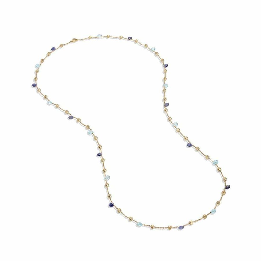 Colliers Marco Bicego | Collier Marco Bicego Paradise En Or Jaune, Topaze Et Iolite