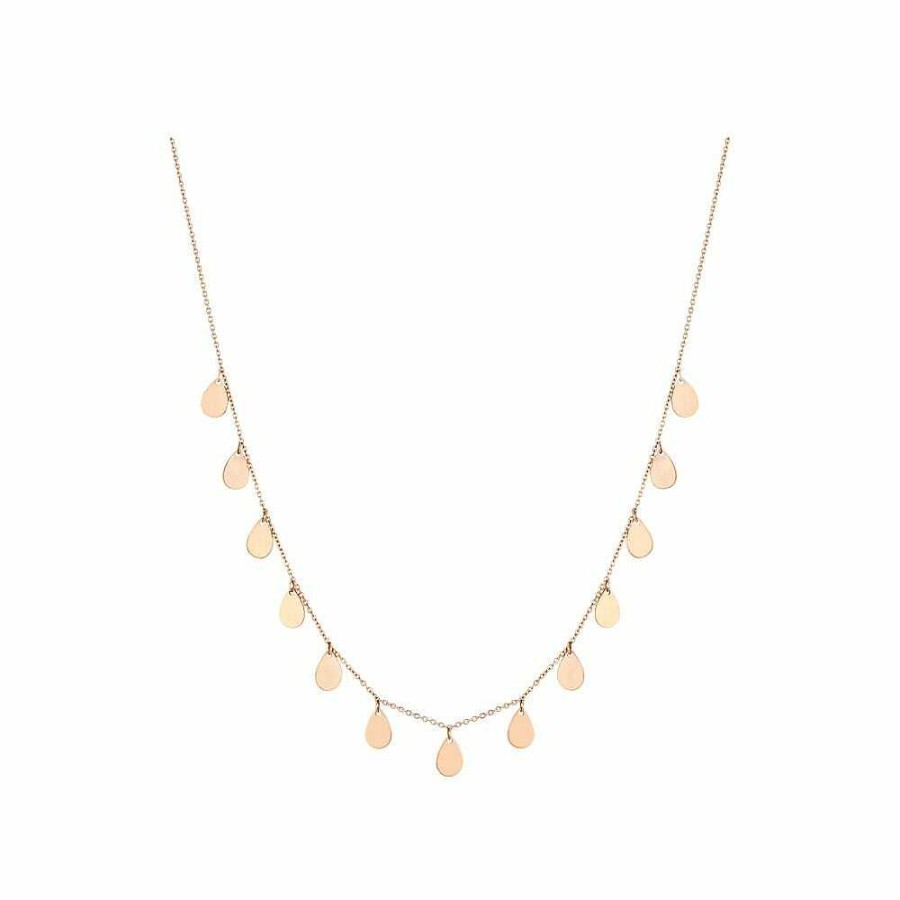 Colliers Ginette NY | Collier Ginette Ny Tiny 13 Bliss En Or Rose