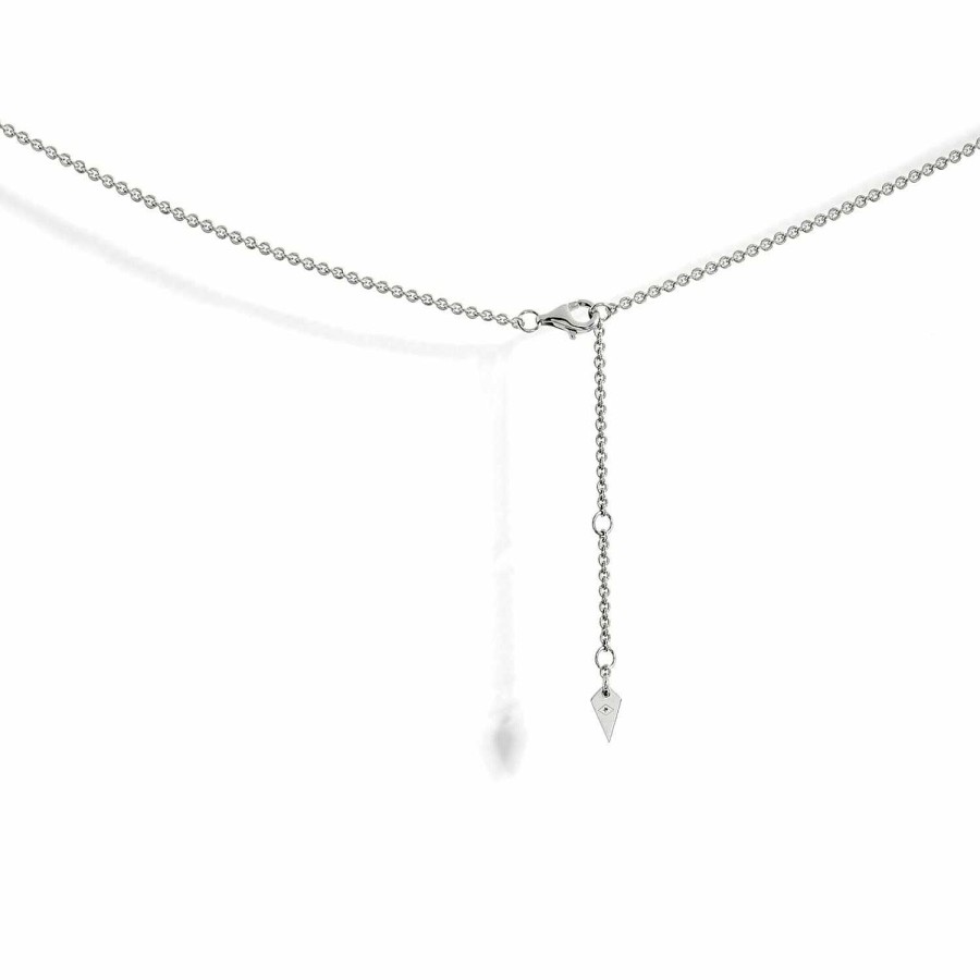 Colliers Statement | Collier Statement Anyway En Argent Rhodi Et Diamants