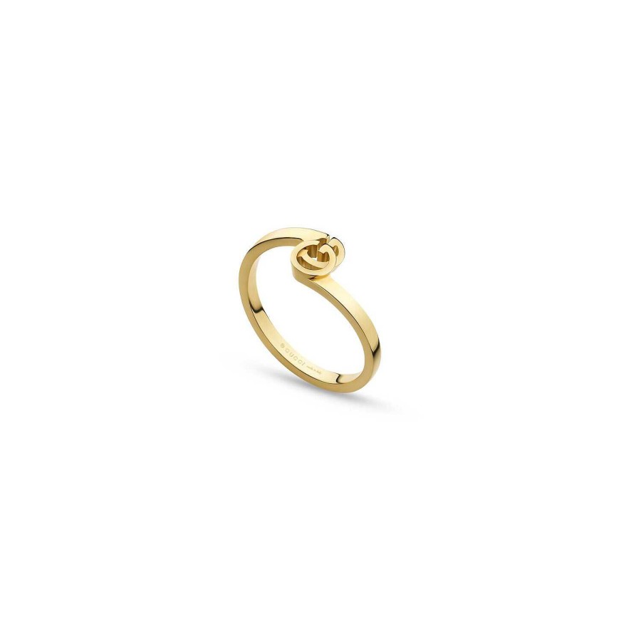 Bagues Gucci | Bague Gucci Interlocking G En Or Jaune