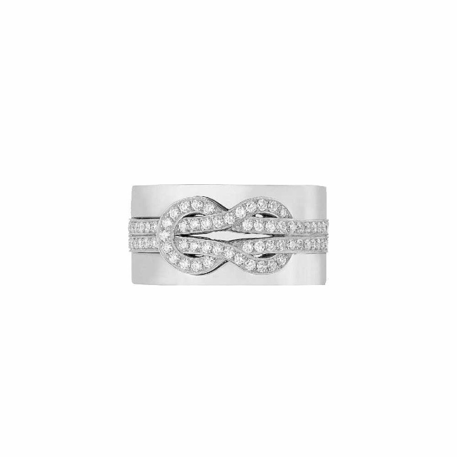 Bagues FRED | Bague Fred Chance Infinie En Or Blanc Et Diamants