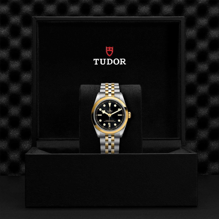 Montres Femme TUDOR | Montre Tudor Black Bay 36 S&G Bo Tier En Acier 36 Mm, Bracelet En Acier Et Or Jaune