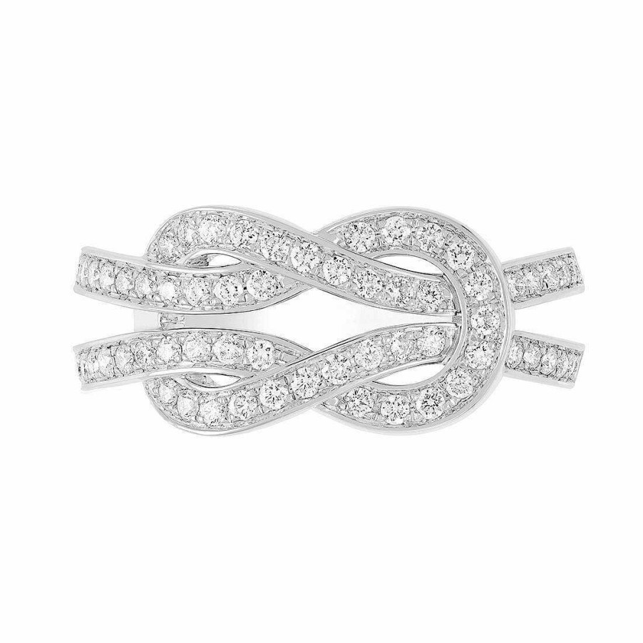 Bagues FRED | Bague Fred Chance Infinie En Or Blanc Et Diamants