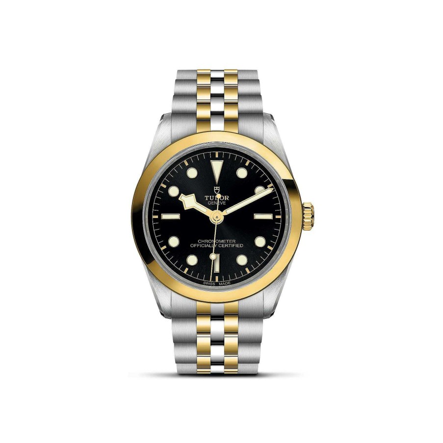 Montres Femme TUDOR | Montre Tudor Black Bay 36 S&G Bo Tier En Acier 36 Mm, Bracelet En Acier Et Or Jaune