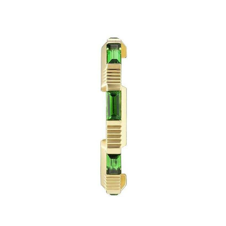 Bagues Gucci | Bague Gucci Link To Love En Or Jaune Et Tourmaline, Taille 52