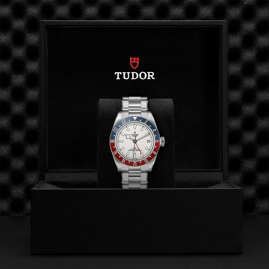 Montres Homme TUDOR | Montre Tudor Black Bay Gmt Bo Tier En Acier, 41 Mm, Bracelet En Acier