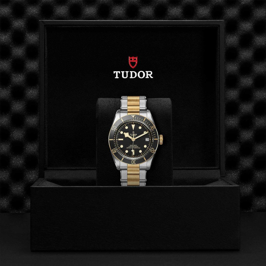 Montres Homme TUDOR | Montre Tudor Black Bay S&G Bo Tier En Acier 41 Mm, Bracelet En Acier Et Or Jaune