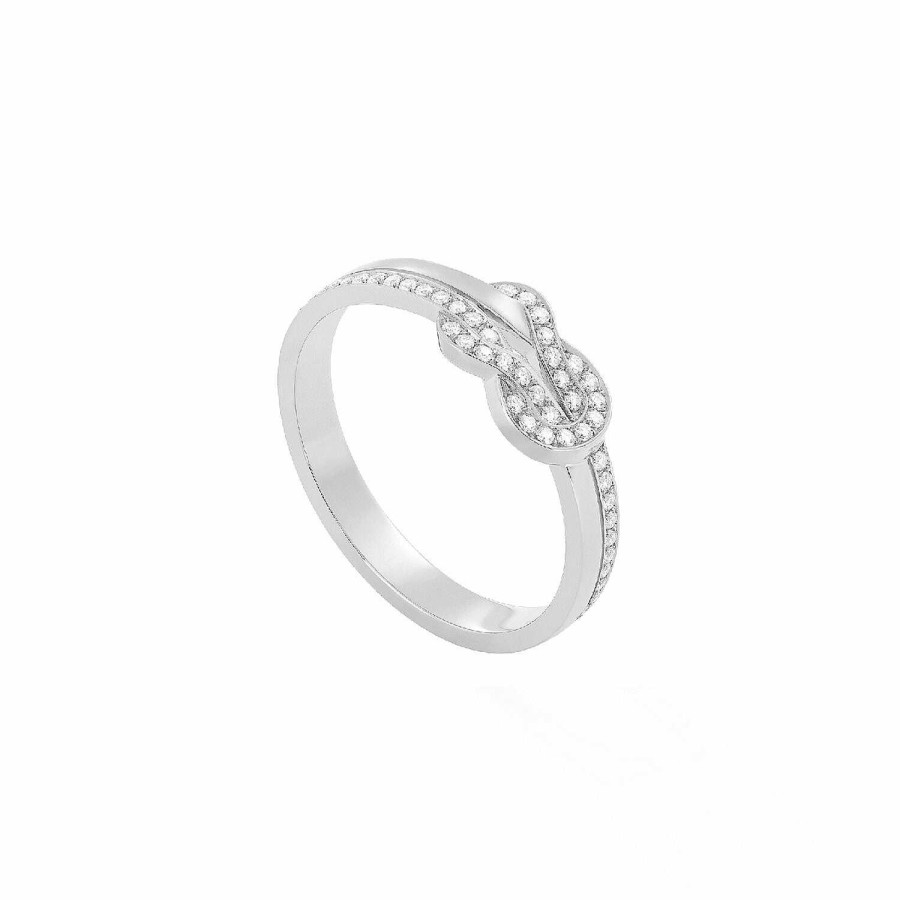 Bagues FRED | Bague Fred Chance Infinie En Or Blanc Et Diamants