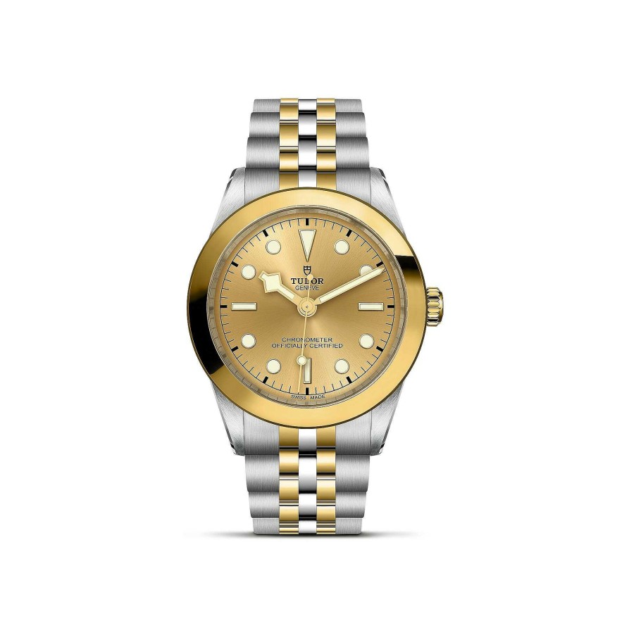 Montres Homme TUDOR | Montre Tudor Black Bay 39 S&G Bo Tier En Acier 39 Mm, Bracelet En Acier Et Or Jaune