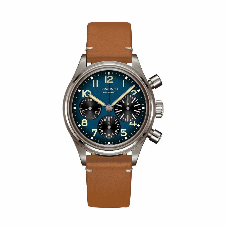 Montres Homme Longines | Montre Longines Avigation Big Eye L2.816.1.93.2