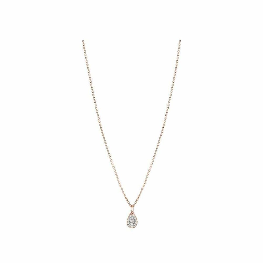 Colliers Ginette NY | Collier Ginette Ny Mini Bliss En Or Rose Et Diamants