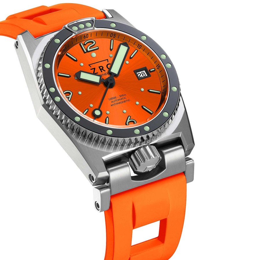 Montres Homme ZRC 1904 | Montre Zrc Gf 300 Tangerine