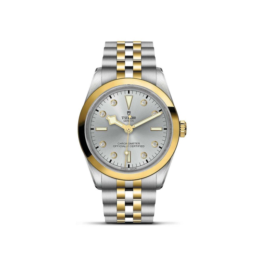 Montres Femme TUDOR | Montre Tudor Black Bay 36 S&G Bo Tier En Acier 36 Mm, Bracelet En Acier Et Or Jaune