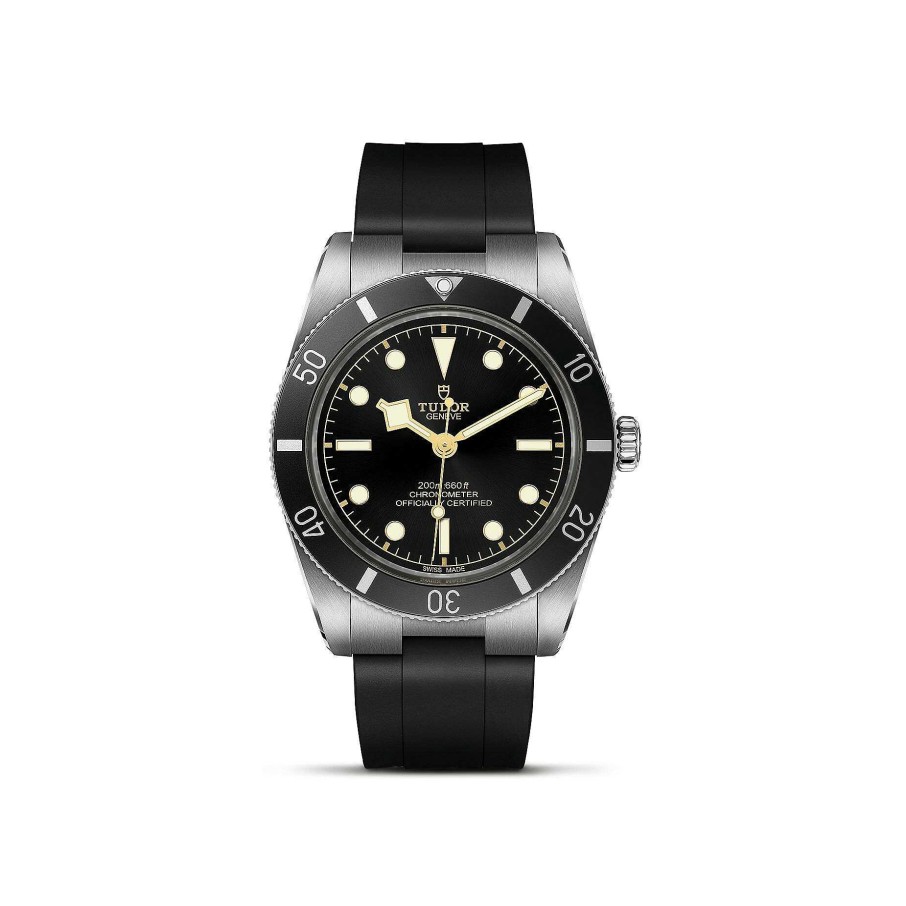 Montres Femme TUDOR | Montre Tudor Black Bay 54 Bo Tier En Acier, 37 Mm, Bracelet En Caoutchouc Noir