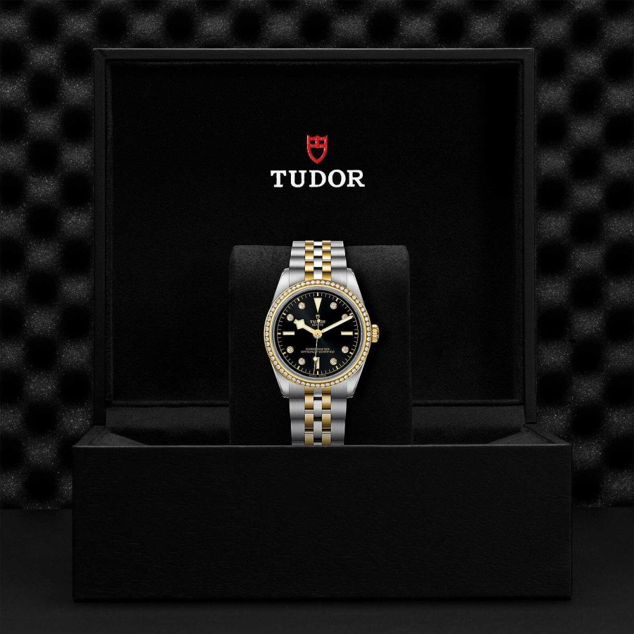 Montres Femme TUDOR | Montre Tudor Black Bay 36 S&G Bo Tier En Acier 36 Mm, Bracelet En Acier Et Or Jaune