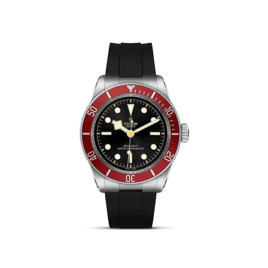 Montres Homme TUDOR | Montre Tudor Black Bay Bo Tier En Acier, 41 Mm, Bracelet En Caoutchouc Noir