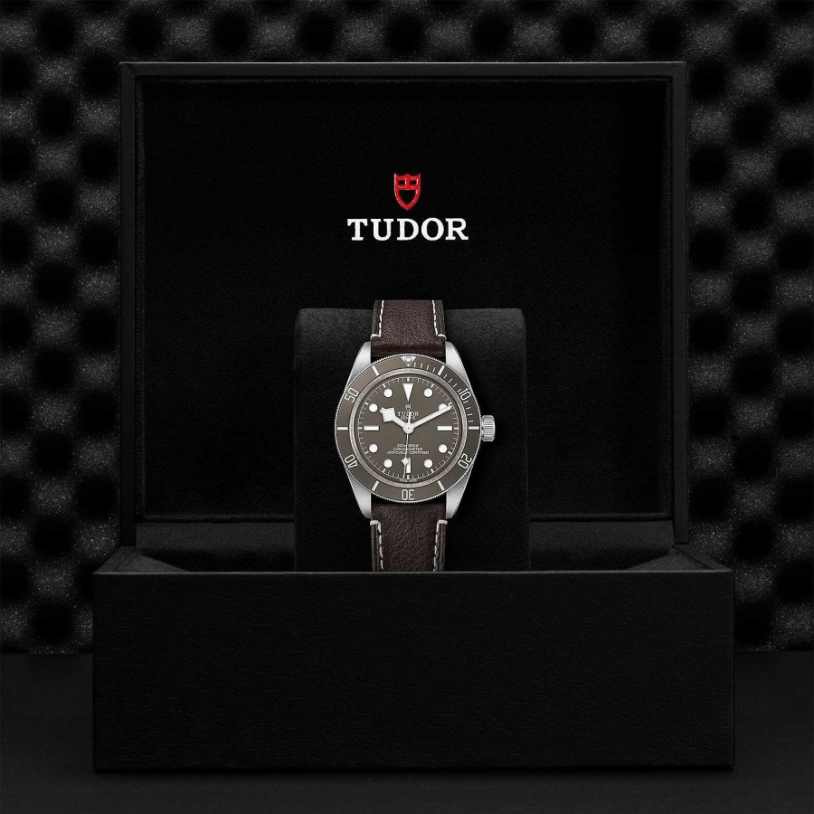 Montres Homme TUDOR | Montre Tudor Black Bay Fifty-Eight Bo Tier En Argent 39 Mm, Bracelet En Cuir Brun