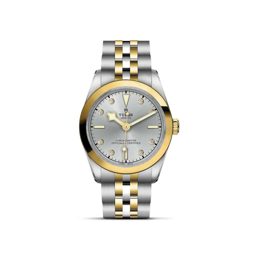 Montres Femme TUDOR | Montre Tudor Black Bay 31 S&G Bo Tier En Acier 31 Mm, Bracelet En Acier Et Or Jaune