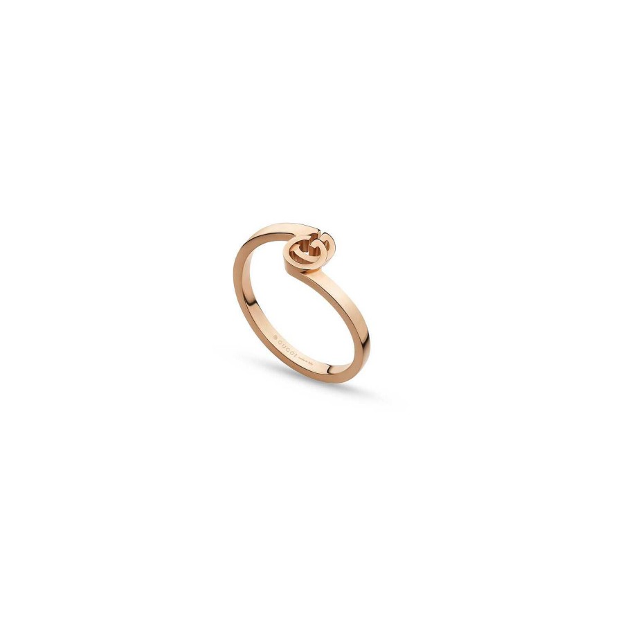 Bagues Gucci | Bague Gucci Interlocking G En Or Rose