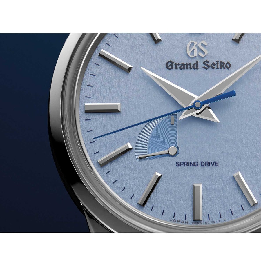 Montres Homme Grand Seiko | Montre Grand Seiko El Gance Spring Drive Blue Snowflake Sgba407