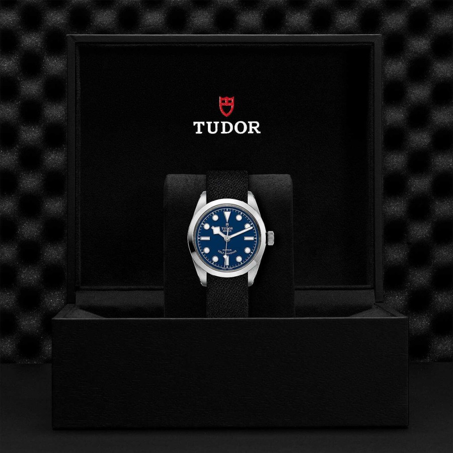 Montres Femme TUDOR | Montre Tudor Black Bay 36 Bo Tier En Acier 36 Mm, Bracelet En Tissu Noir