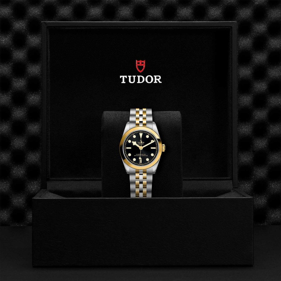 Montres Femme TUDOR | Montre Tudor Black Bay 31 S&G Bo Tier En Acier 31 Mm, Bracelet En Acier Et Or Jaune