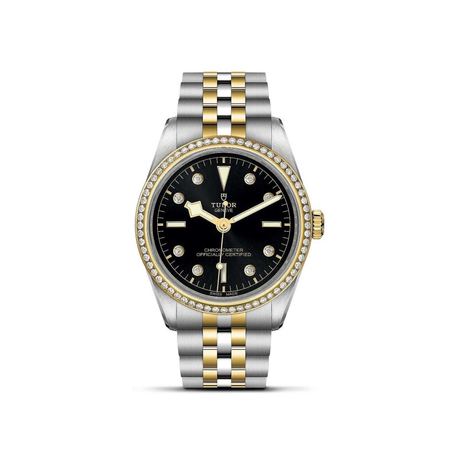 Montres Femme TUDOR | Montre Tudor Black Bay 36 S&G Bo Tier En Acier 36 Mm, Bracelet En Acier Et Or Jaune