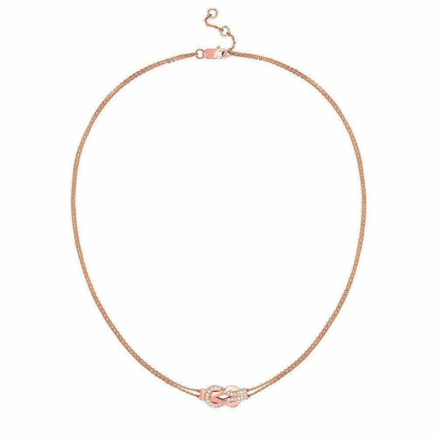 Colliers FRED | Collier Fred Chance Infinie En Or Rose Et Diamants