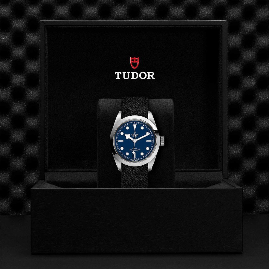 Montres Homme TUDOR | Montre Tudor Black Bay 41 Bo Tier En Acier 41 Mm, Bracelet En Tissu Noir