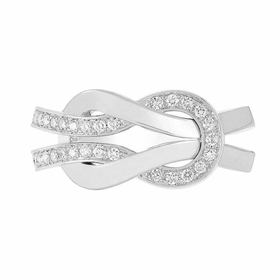 Bagues FRED | Bague Fred Chance Infinie En Or Blanc Et Diamants