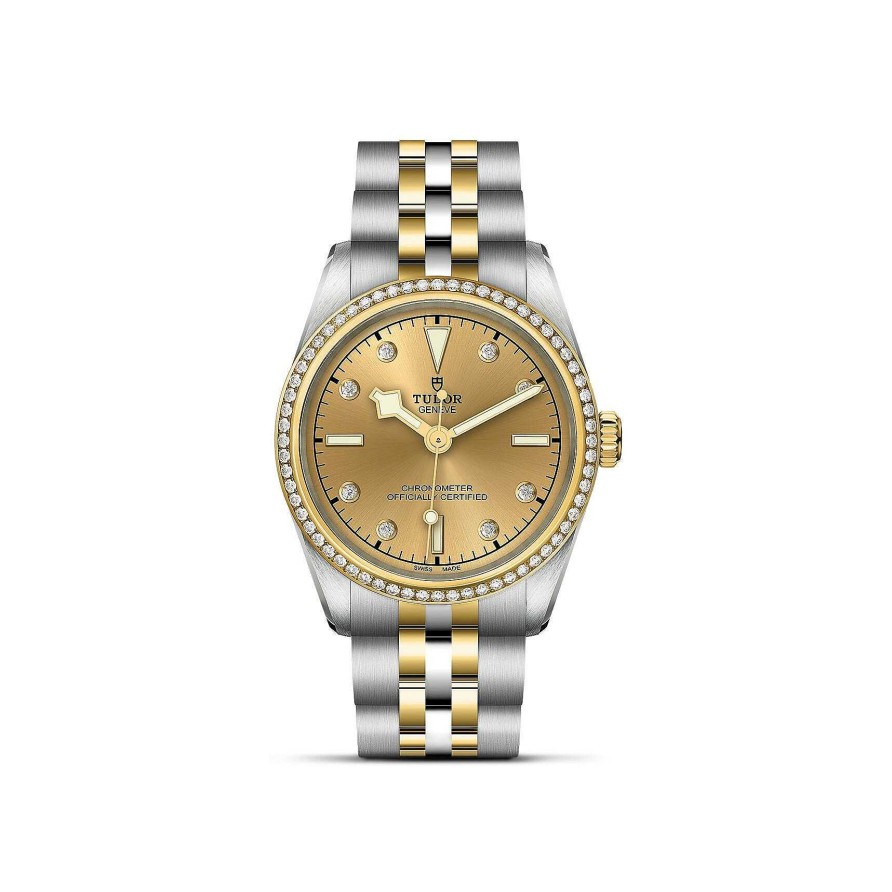 Montres Femme TUDOR | Montre Tudor Black Bay 31 S&G Bo Tier En Acier 31 Mm, Bracelet En Acier Et Or Jaune