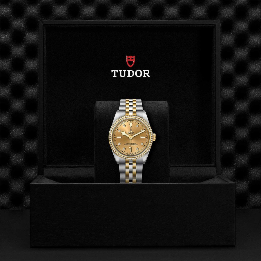 Montres Femme TUDOR | Montre Tudor Black Bay 36 S&G Bo Tier En Acier 36 Mm, Bracelet En Acier Et Or Jaune