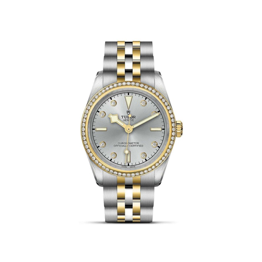 Montres Femme TUDOR | Montre Tudor Black Bay 31 S&G Bo Tier En Acier 31 Mm, Bracelet En Acier Et Or Jaune