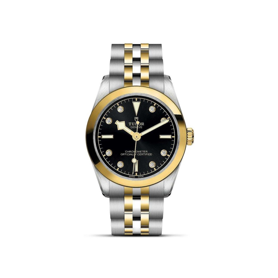 Montres Femme TUDOR | Montre Tudor Black Bay 31 S&G Bo Tier En Acier 31 Mm, Bracelet En Acier Et Or Jaune