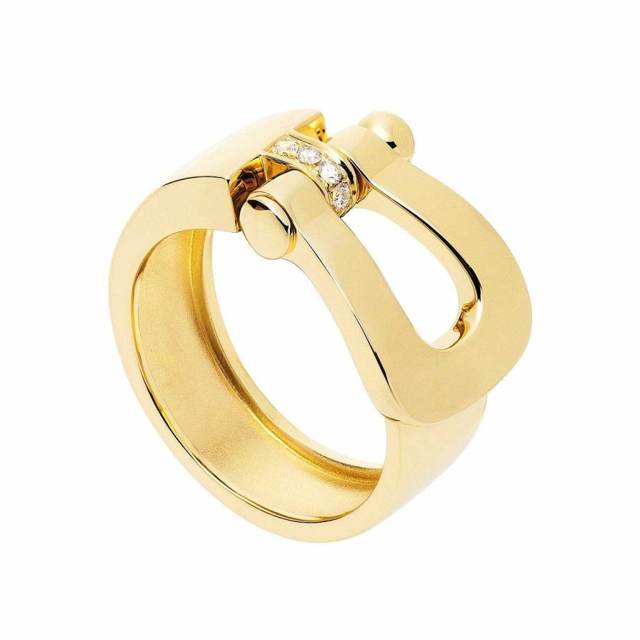 Bagues FRED | Bague Fred Force 10 En Or Jaune Et Diamants