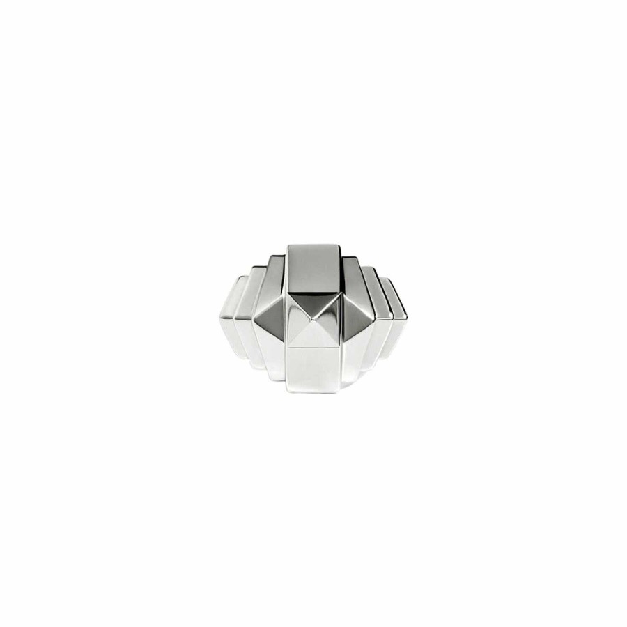 Bagues Statement | Bague Statement Rock Away Mini Pyramide En Argent