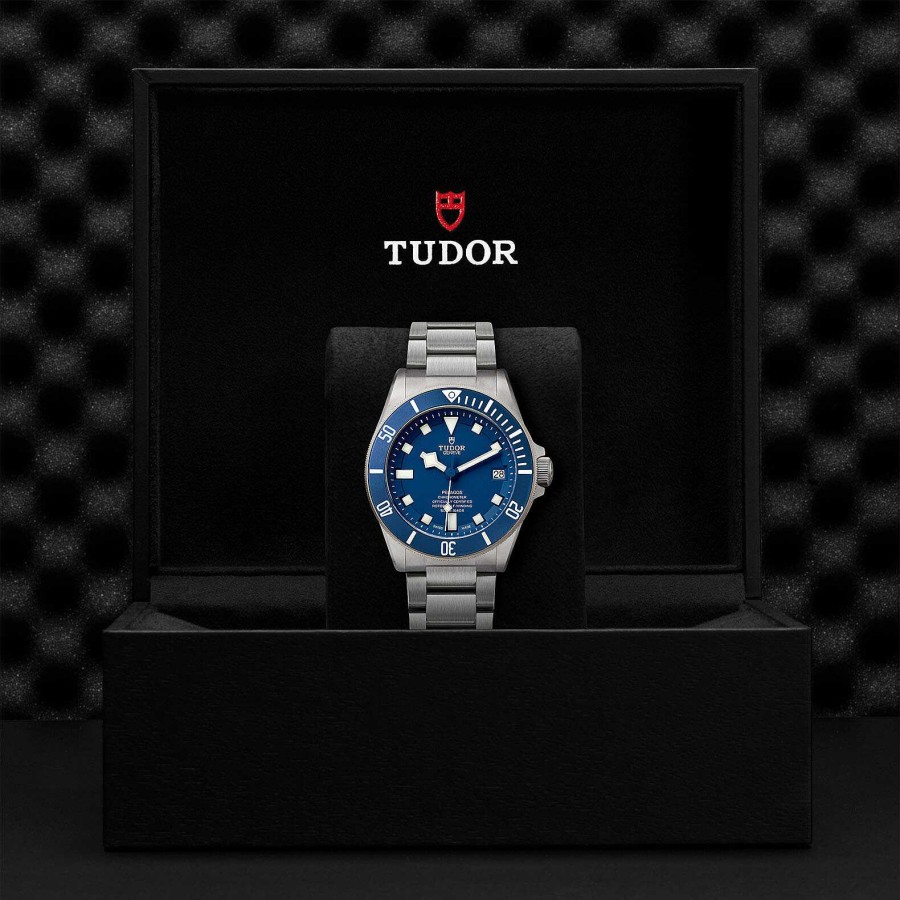 Montres Homme TUDOR | Montre Tudor Pelagos Disque Bleu Mat En C Ramique, Bracelet En Titane