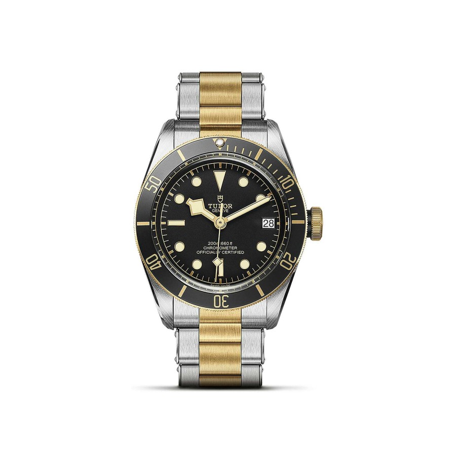 Montres Homme TUDOR | Montre Tudor Black Bay S&G Bo Tier En Acier 41 Mm, Bracelet En Acier Et Or Jaune