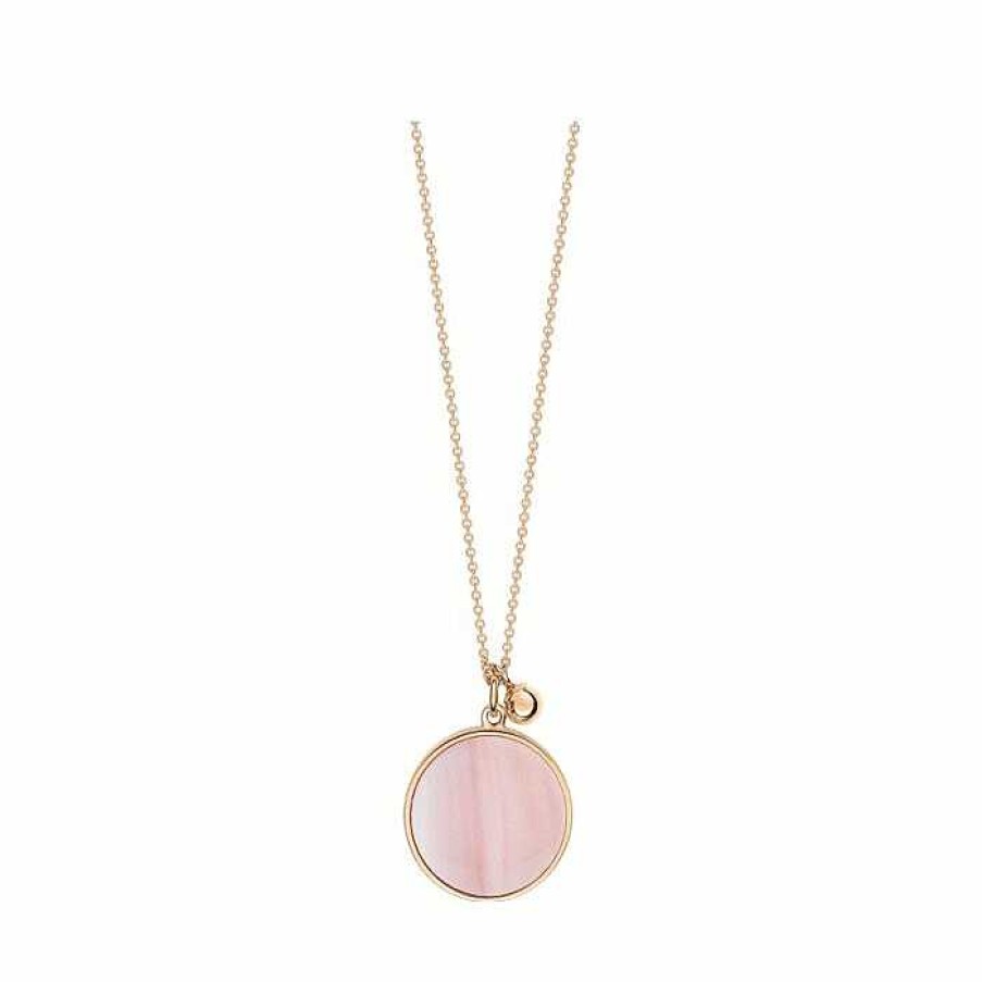 Colliers Ginette NY | Collier Ginette Ny Ever En Or Rose Et Nacre Rose