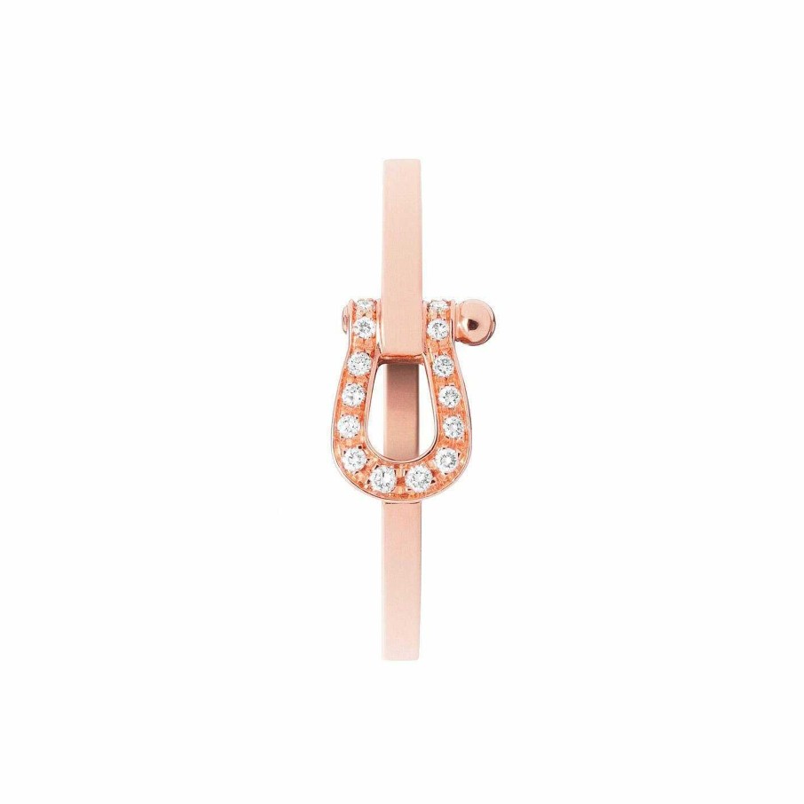 Bagues FRED | Bague Fred Force 10 Petit Mod Le En Or Rose Et Diamant