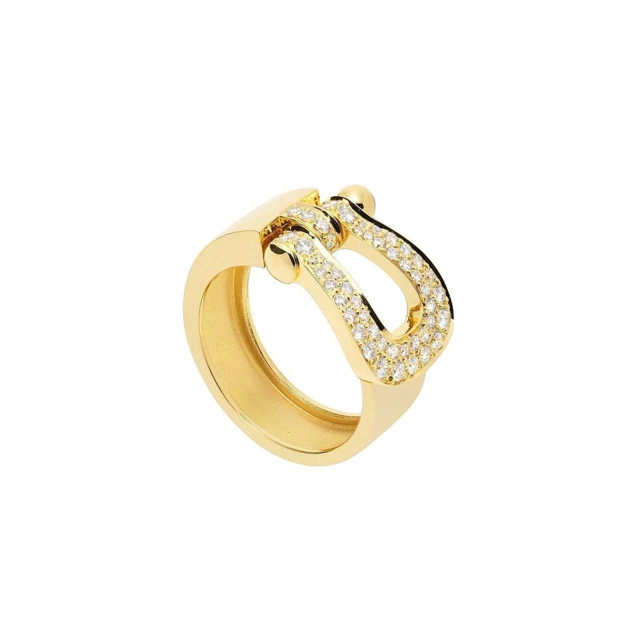 Bagues FRED | Bague Fred Force 10 En Or Jaune Et Diamants